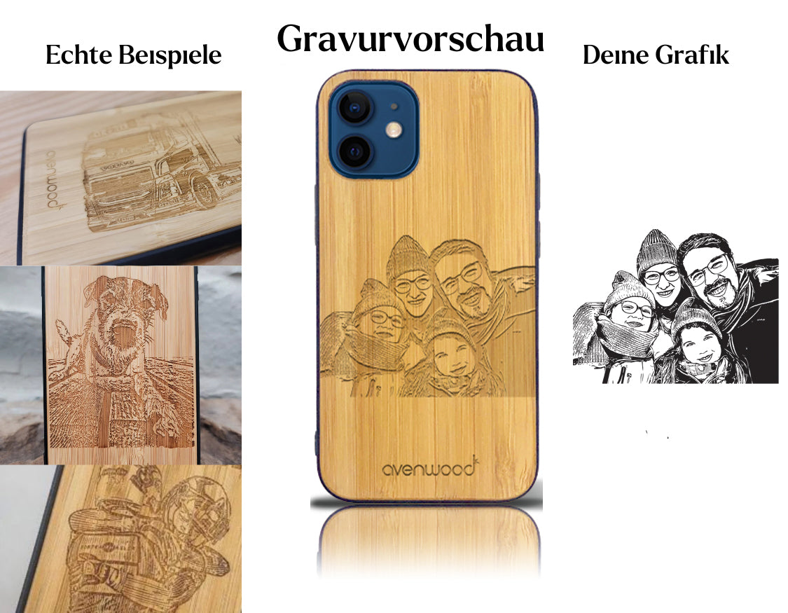 INDIVIDUEL iPhone 12 mini bambou plastique