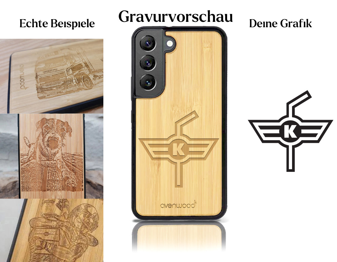 INDIVIDUEL Samsung Galaxy S22 bambou plastique