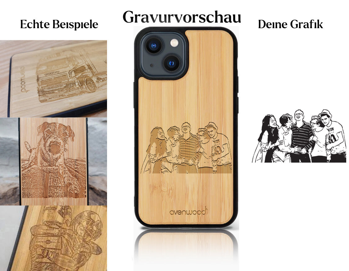 INDIVIDUEL iPhone 13 bambou plastique