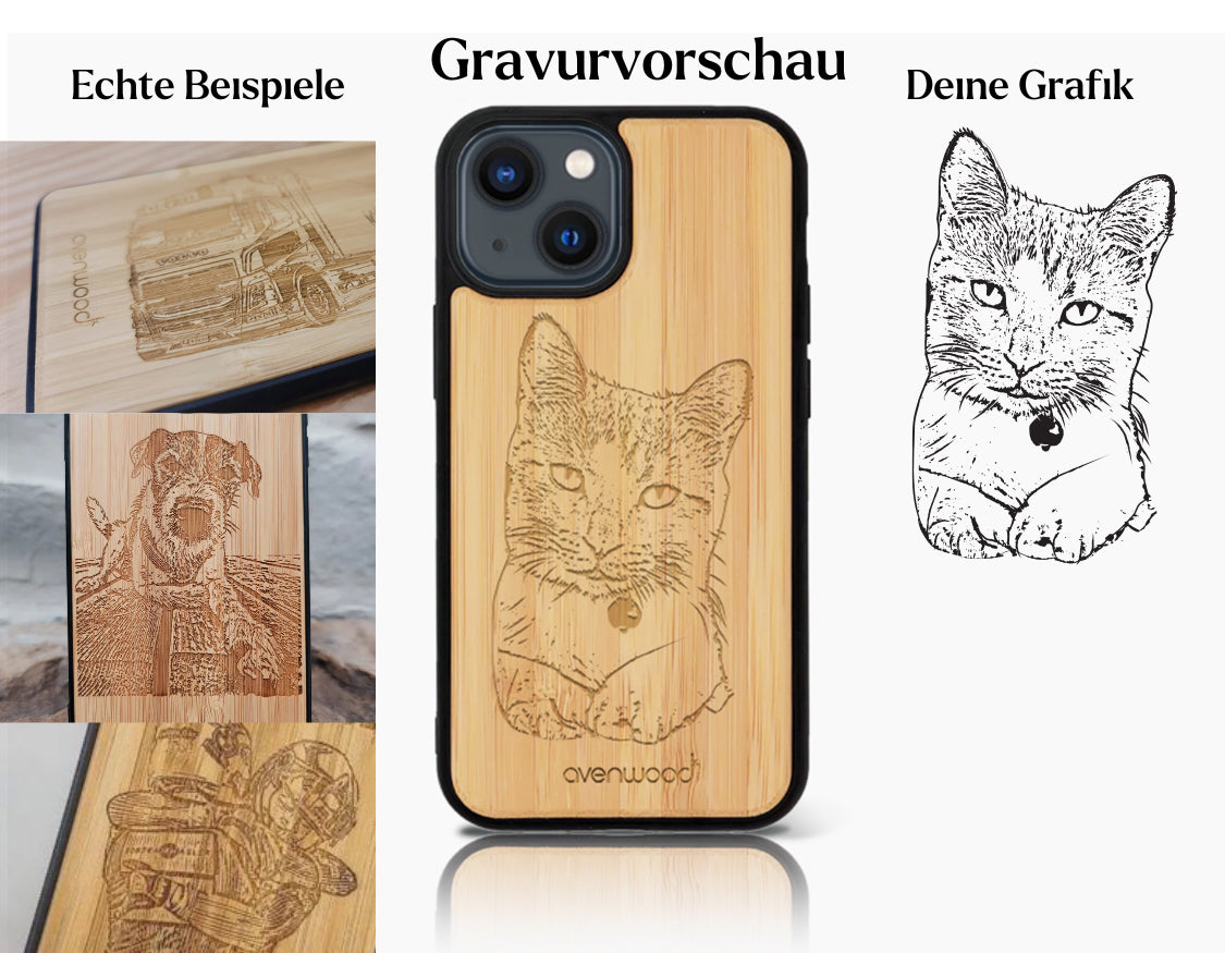 INDIVIDUEL iPhone 14 bambou plastique