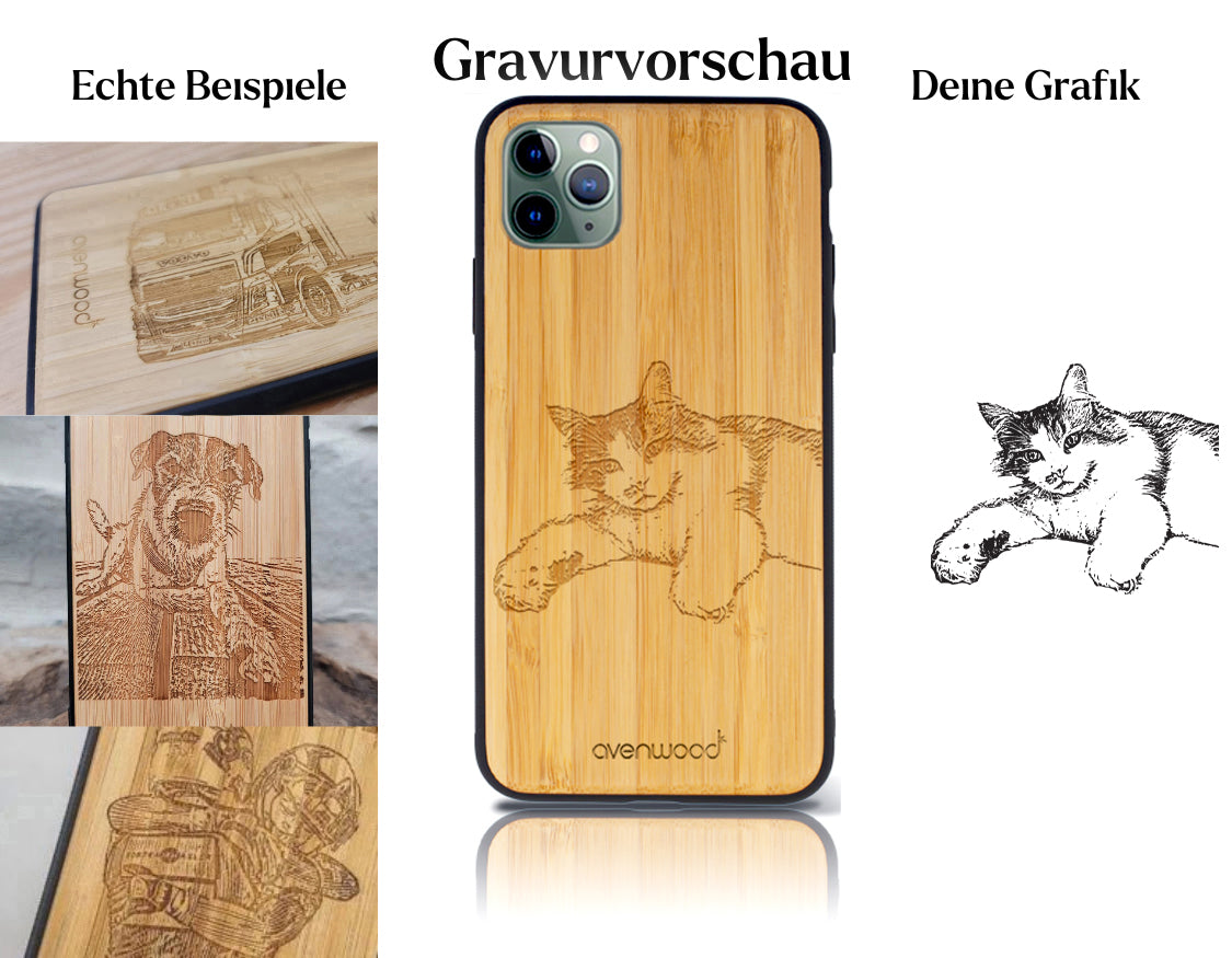 INDIVIDUEL iPhone 11 Pro bambou plastique