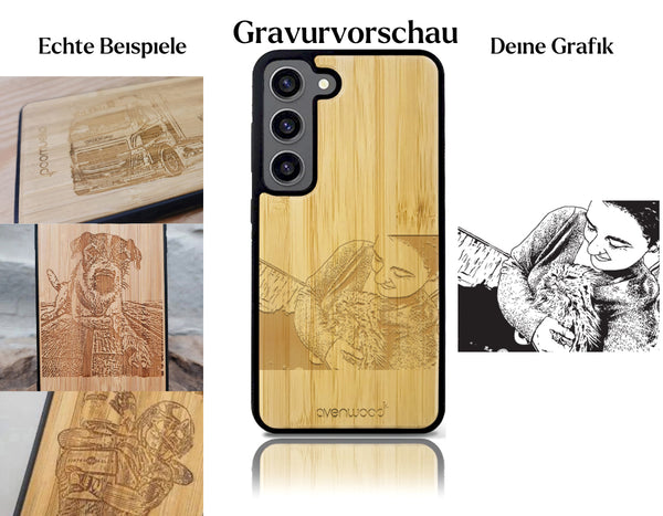 INDIVIDUEL Samsung Galaxy S23 Plus plastique bambou