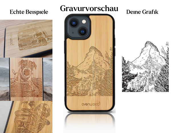 INDIVIDUEL iPhone 14 bambou plastique