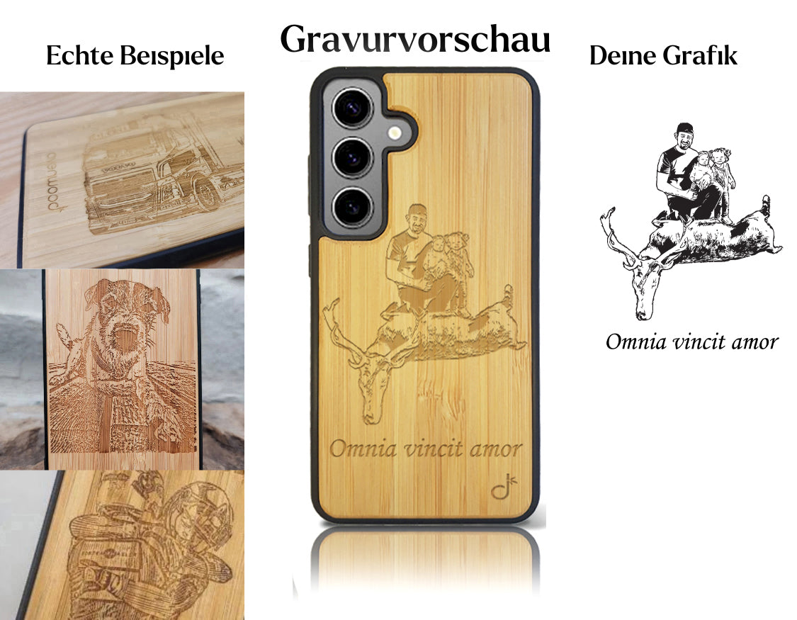 INDIVIDUEL Samsung Galaxy S24 Plus plastique bambou