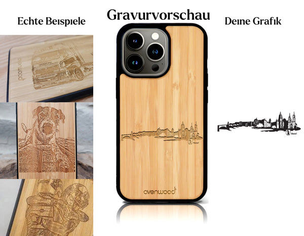INDIVIDUEL iPhone 14 Pro bambou plastique