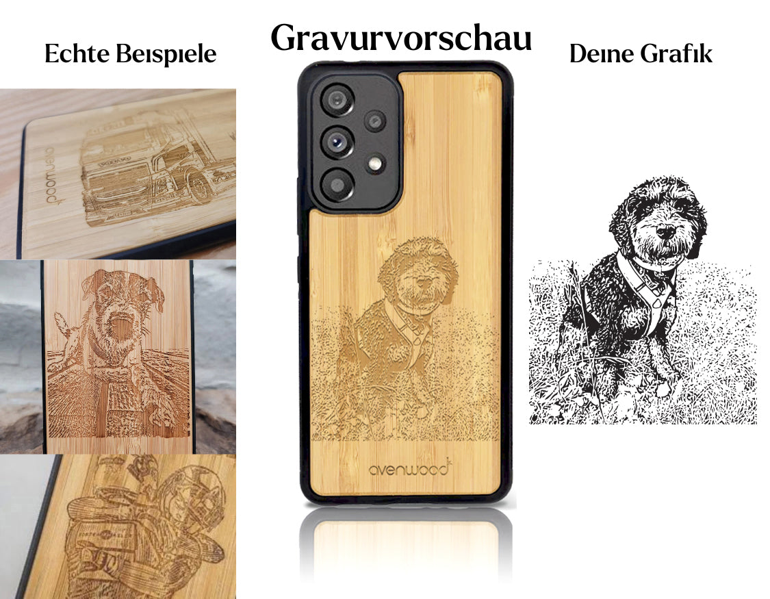INDIVIDUEL Samsung Galaxy A53 bambou plastique
