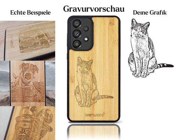 INDIVIDUEL Samsung Galaxy A34 bambou plastique