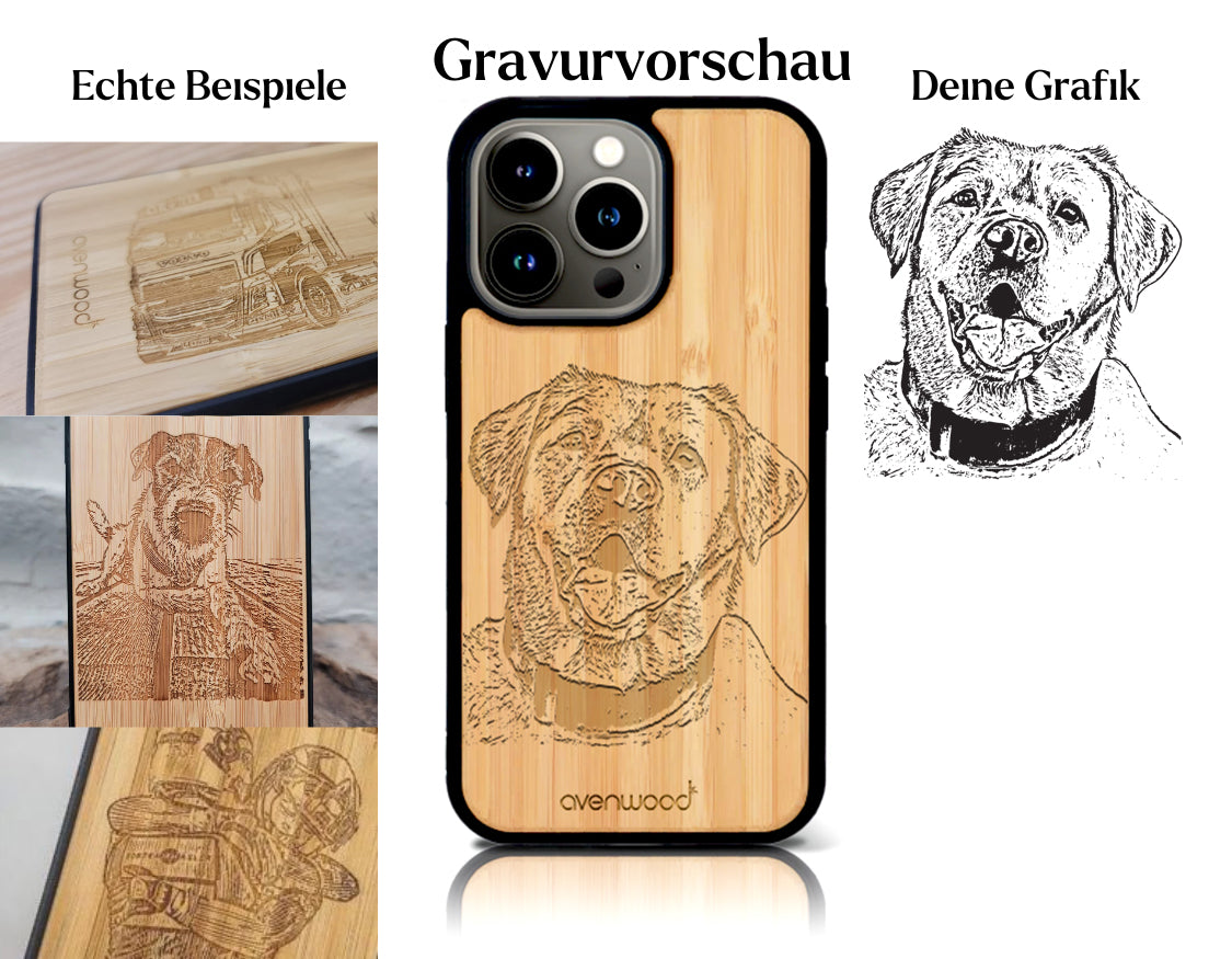 INDIVIDUEL iPhone 14 Pro Max bambou plastique
