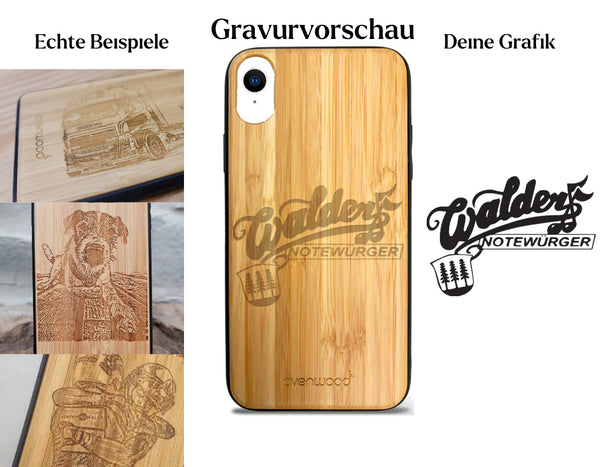 INDIVIDUELL iPhone XR Bambus-Kunststoff