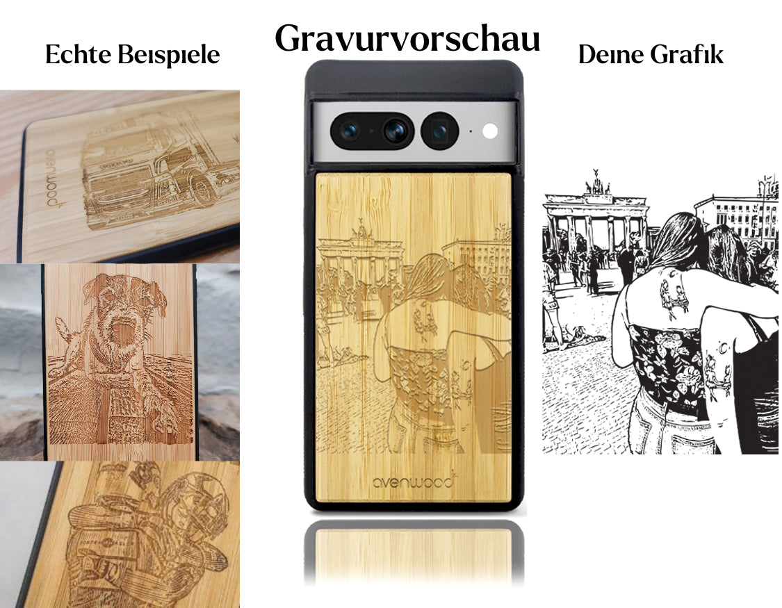 INDIVIDUEL Pixel 7 ProBamboo en plastique