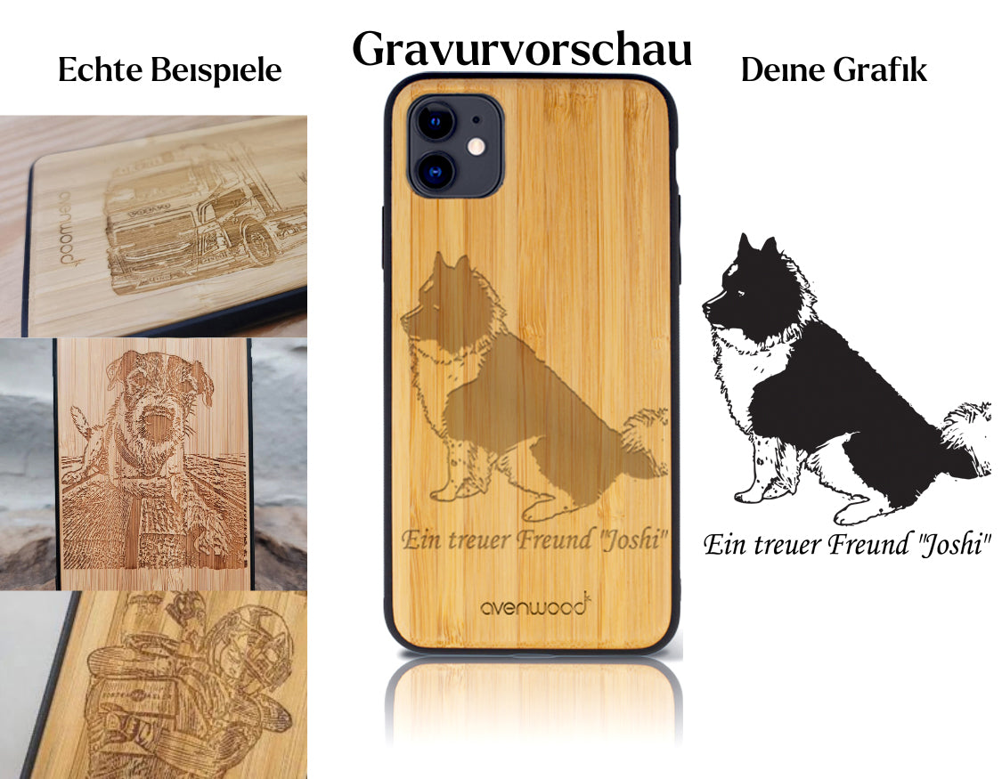 INDIVIDUELL iPhone 11 Bambus-Kunststoff