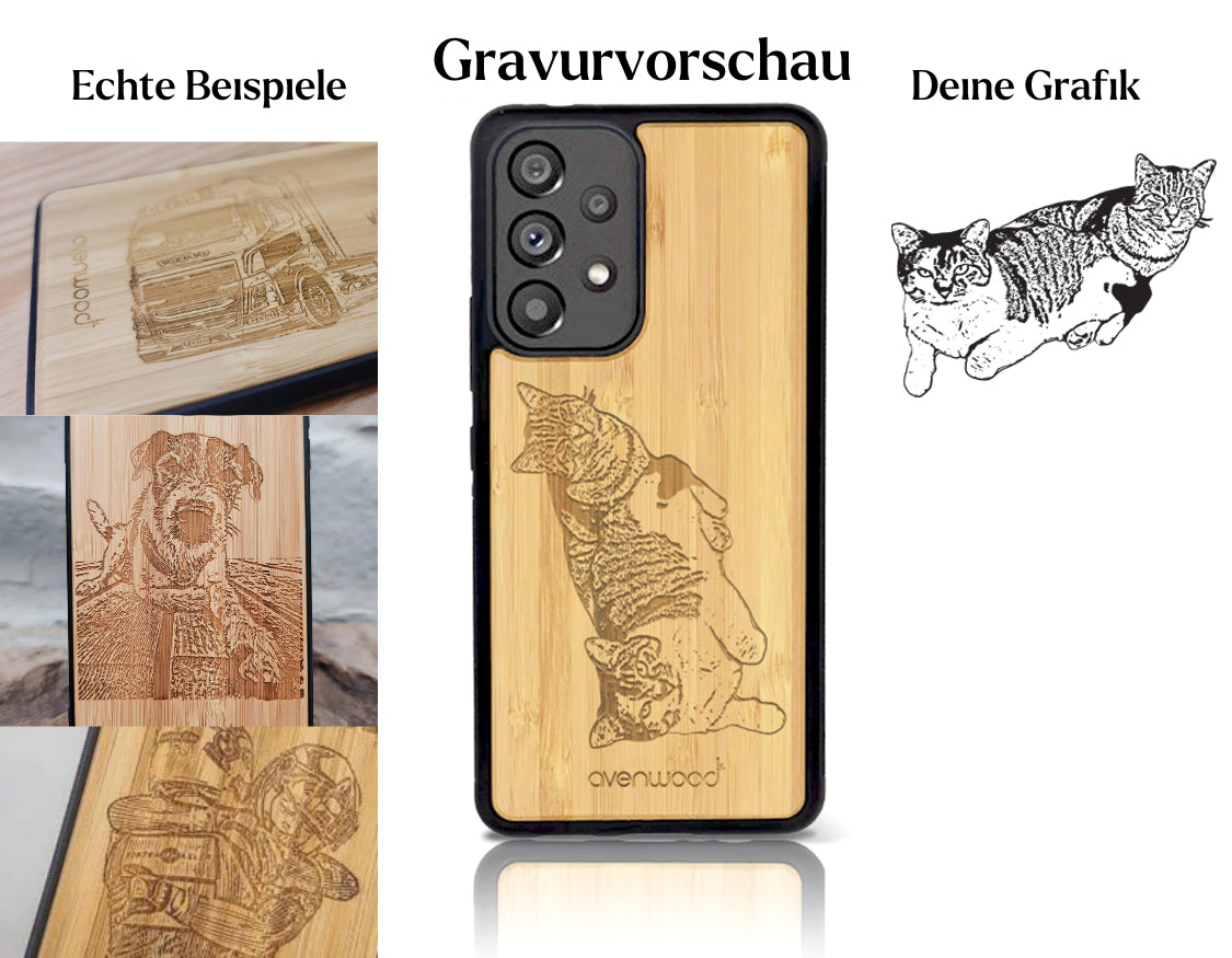 INDIVIDUEL Samsung Galaxy A53 bambou plastique