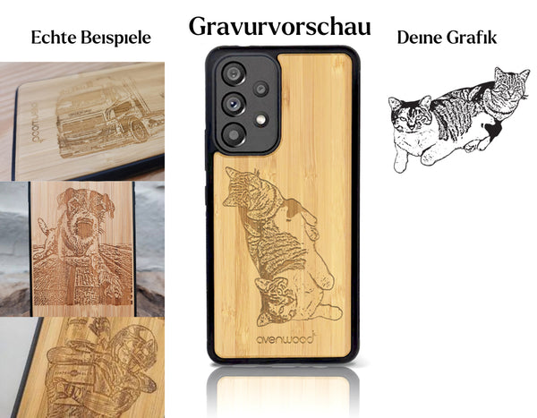 INDIVIDUEL Samsung Galaxy A53 bambou plastique