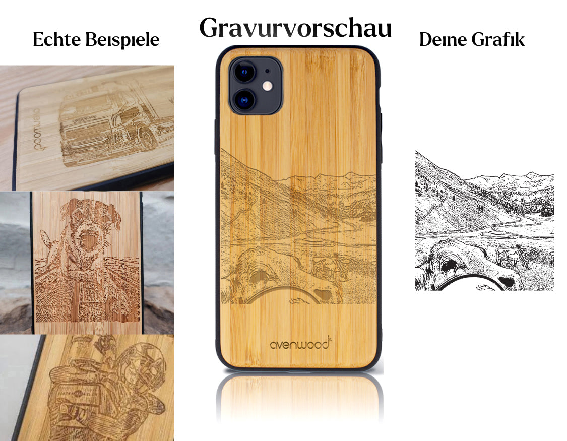 INDIVIDUEL iPhone 11 bambou plastique