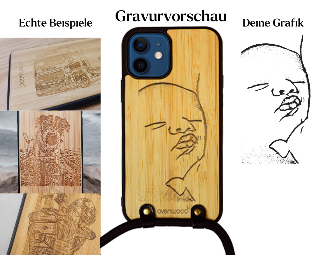 Coque INDIVIDUELLE iPhone 12 Pro à accrocher autour du cou