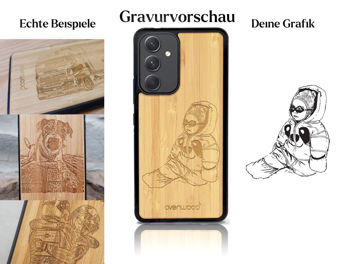 INDIVIDUEL Samsung Galaxy A54 bambou plastique