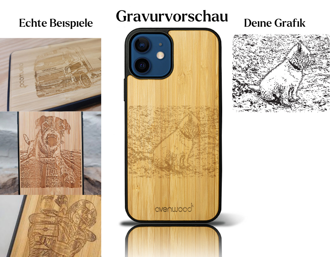 INDIVIDUEL iPhone 12 bambou plastique