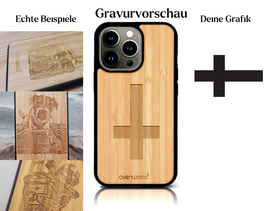 INDIVIDUEL Adrian Jossi iPhone 14 Pro en plastique bambou