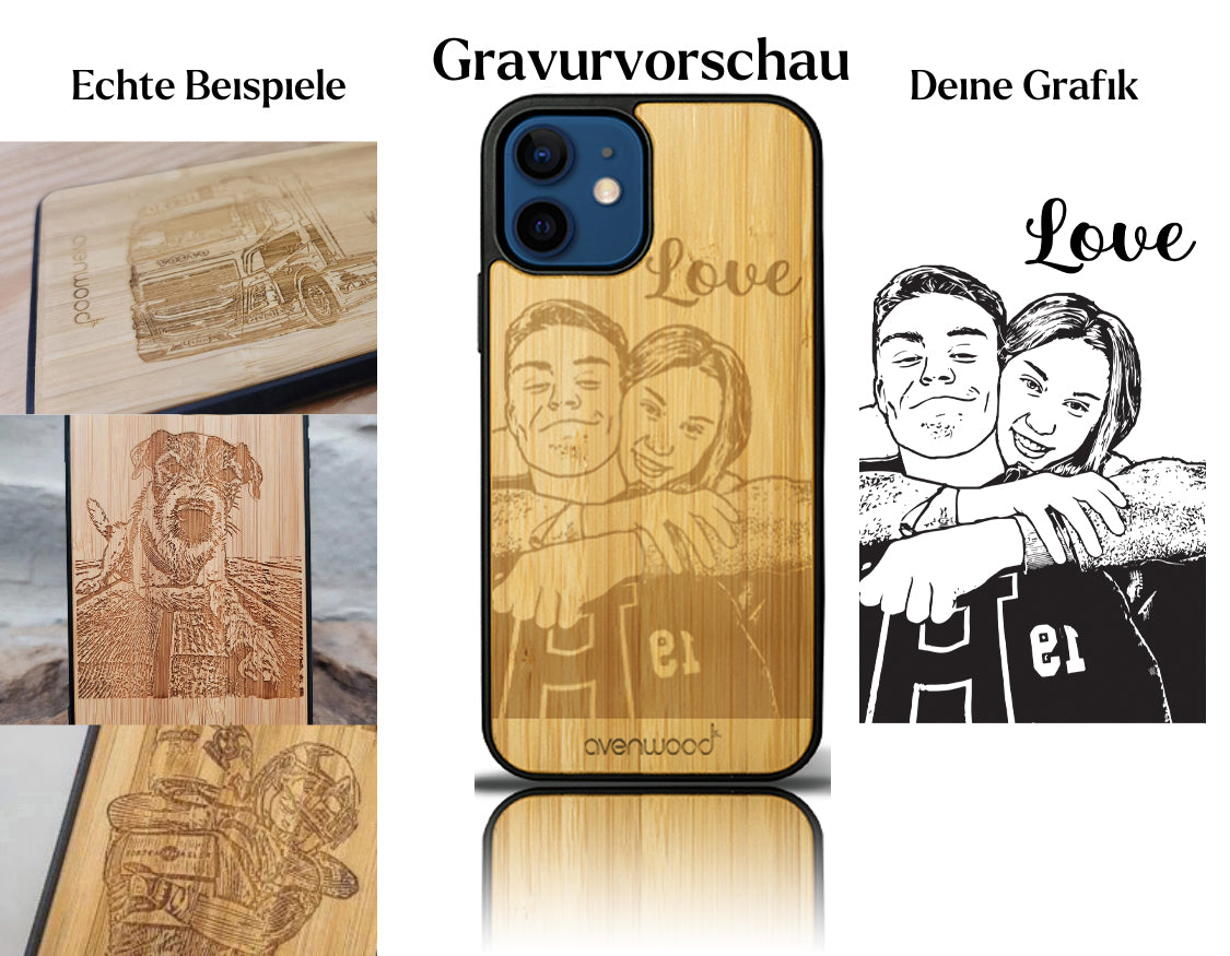 INDIVIDUEL iPhone 12 bambou plastique