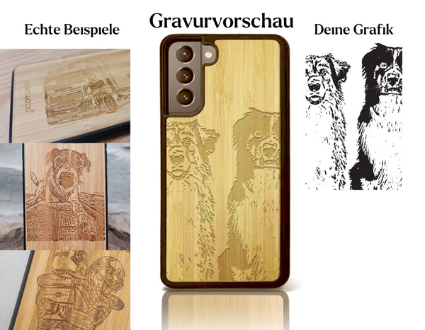 INDIVIDUELL Samsung Galaxy A52 Bambus-Kunststoff