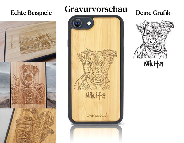 INDIVIDUEL iPhone 6/6S bambou plastique