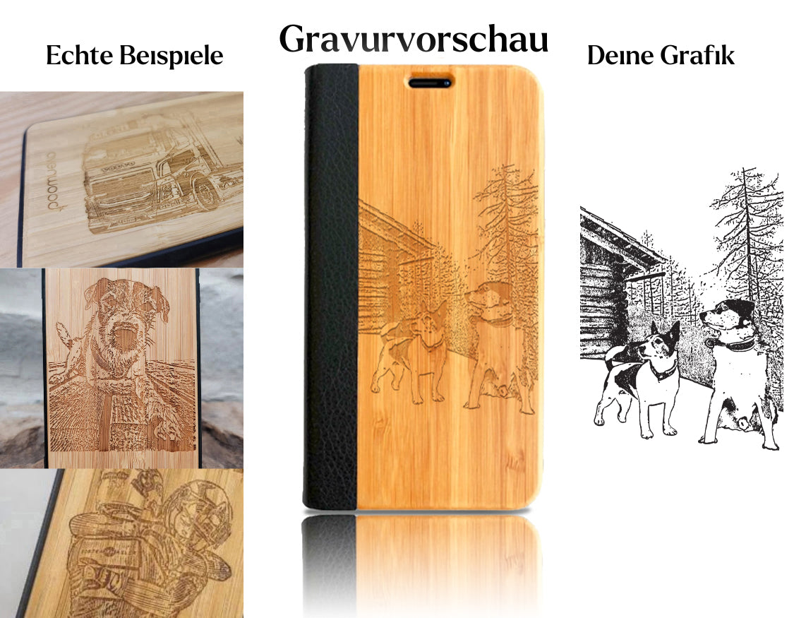 Étui à rabat INDIVIDUEL pour iPhone 13 Pro