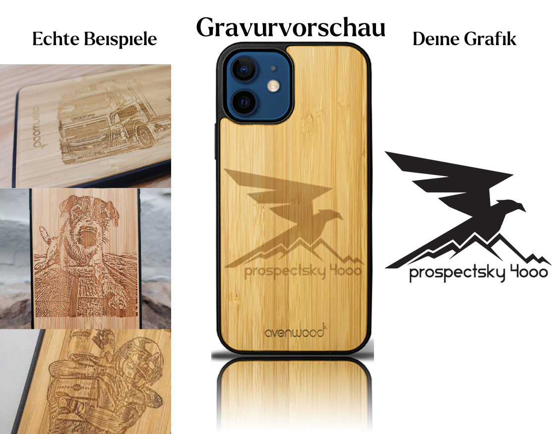 INDIVIDUEL iPhone 12 bambou plastique