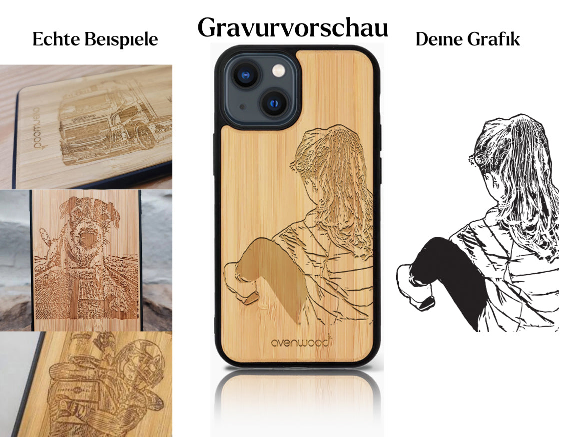 INDIVIDUEL iPhone 13 bambou plastique