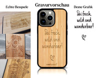 Thumbnail for INDIVIDUELL iPhone 15 Pro Bambus-Kunststoff