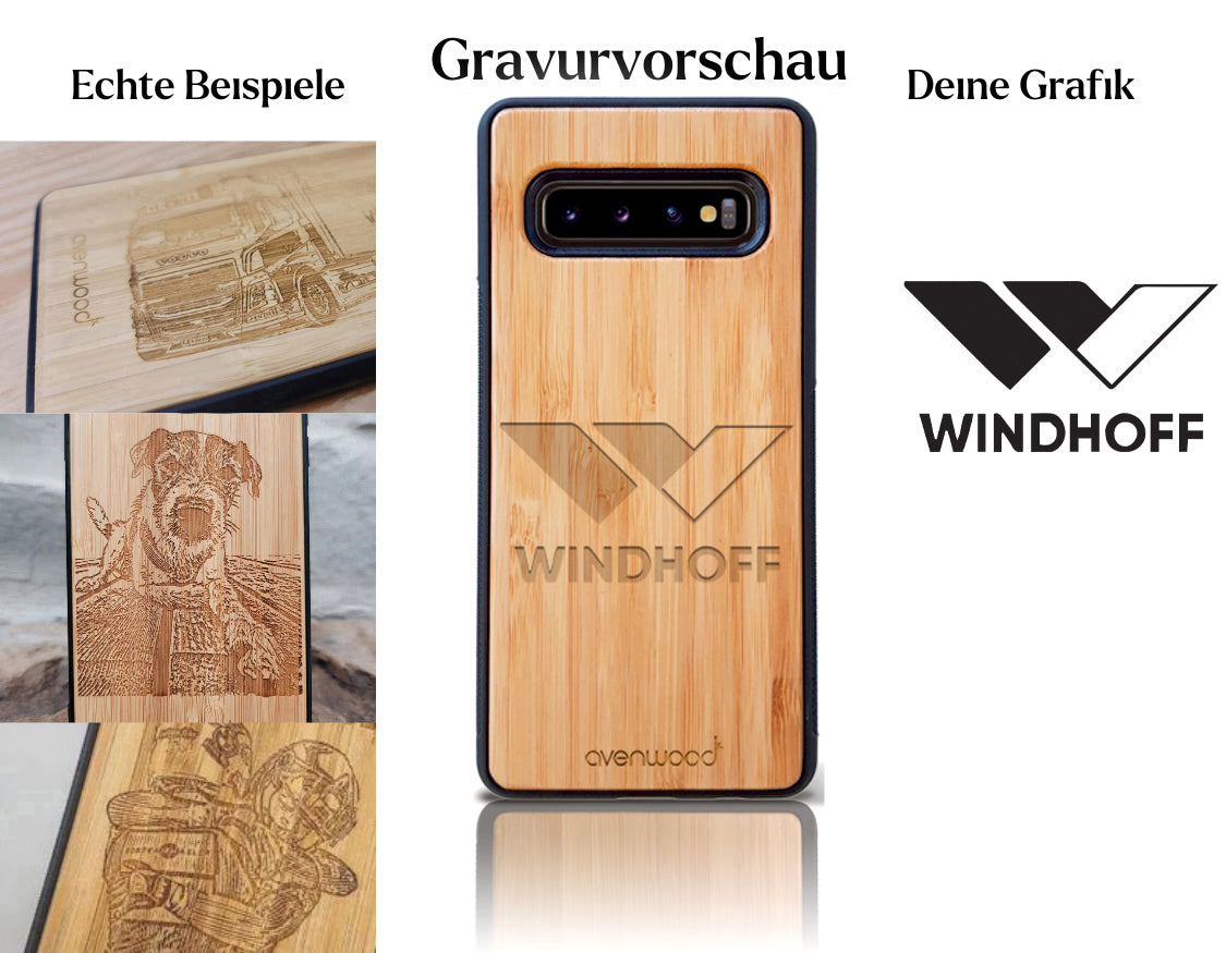 INDIVIDUEL Samsung Galaxy S10 bambou plastique