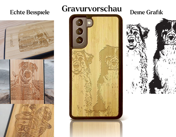 INDIVIDUELL Samsung Galaxy A52 Bambus-Kunststoff