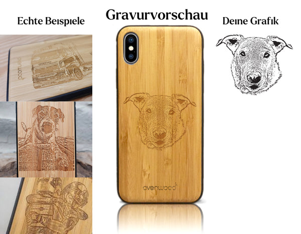 INDIVIDUELL iPhone X / XS Bambus-Kunststoff
