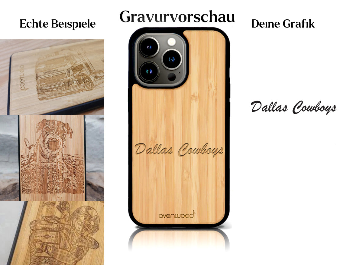 INDIVIDUEL iPhone 15 Pro bambou plastique