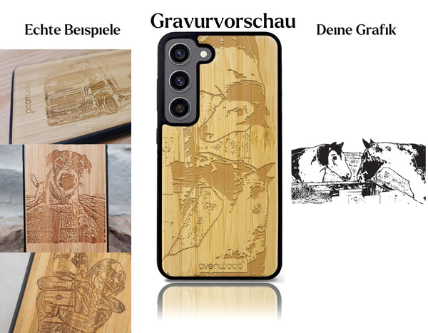 INDIVIDUEL Samsung Galaxy S23 bambou plastique
