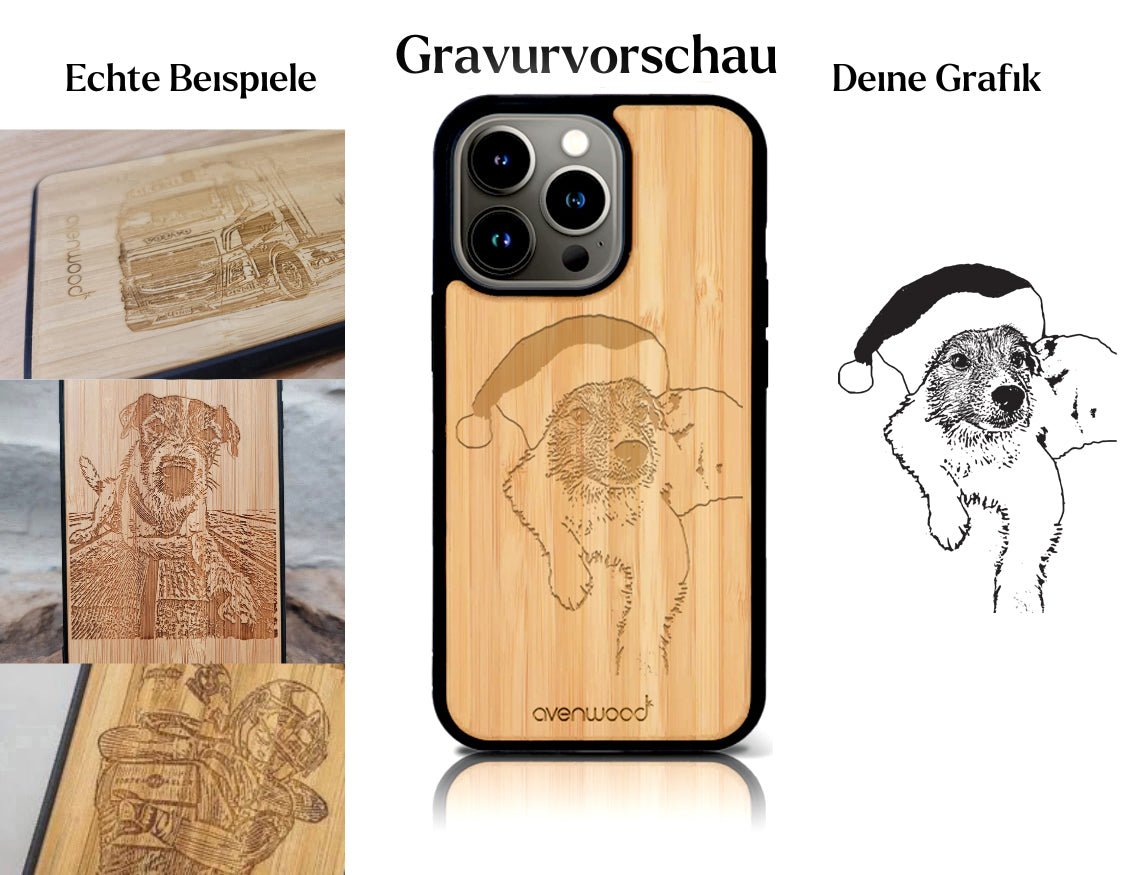 INDIVIDUEL iPhone 13 Pro bambou plastique