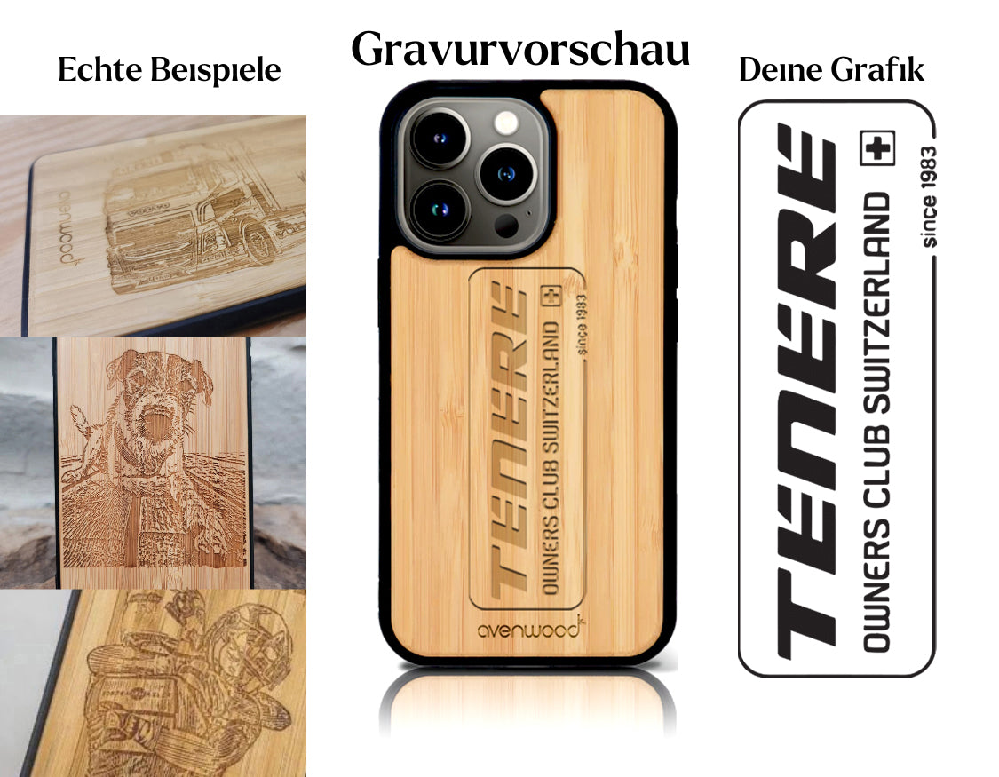 INDIVIDUELL Yanick Siegrist iPhone 14 Pro Bambus-Kunststoff