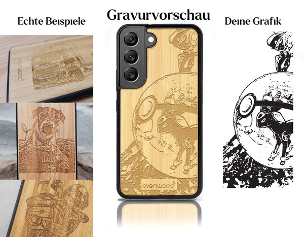 INDIVIDUELL Samsung Galaxy S22 Bambus-Kunststoff
