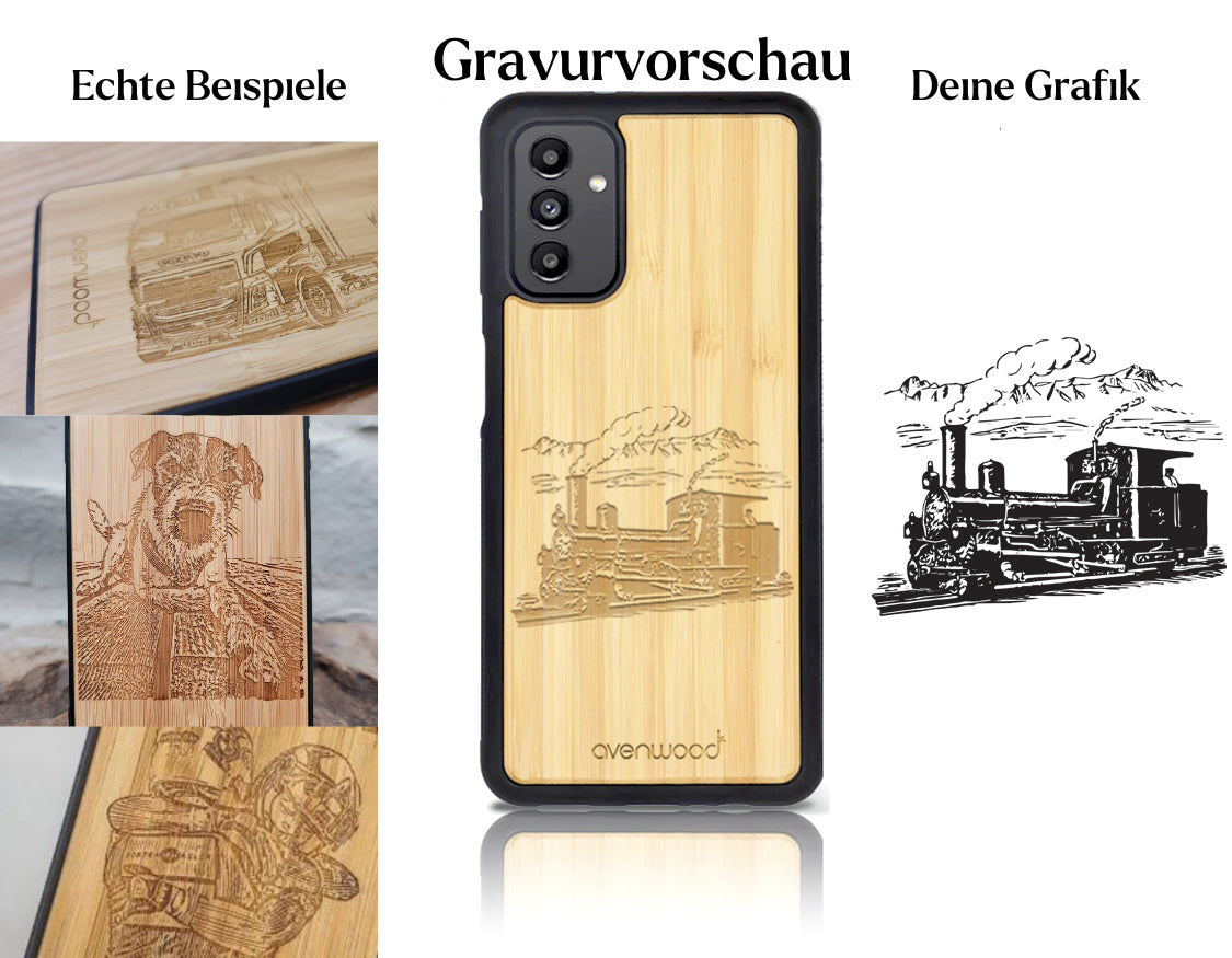 INDIVIDUEL Samsung Galaxy A13 bambou plastique