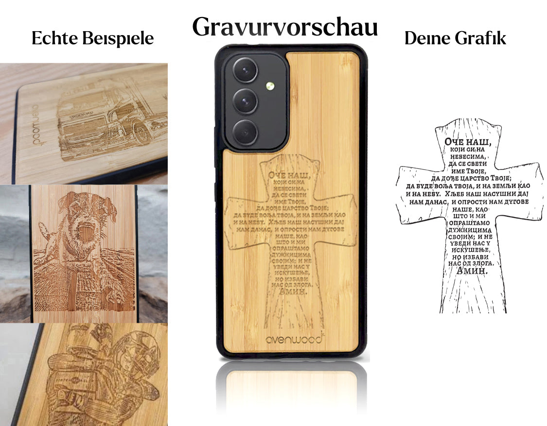 INDIVIDUEL Samsung Galaxy A54 bambou plastique