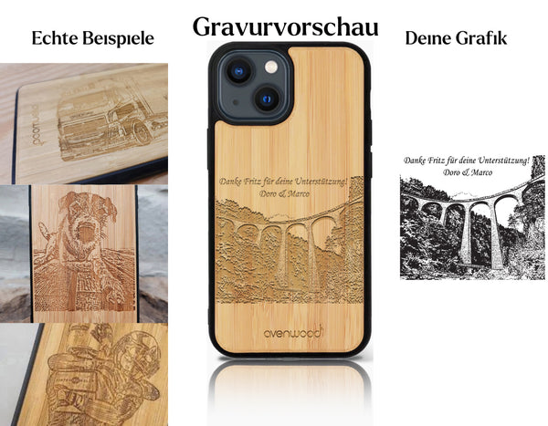 INDIVIDUEL iPhone 14 bambou plastique