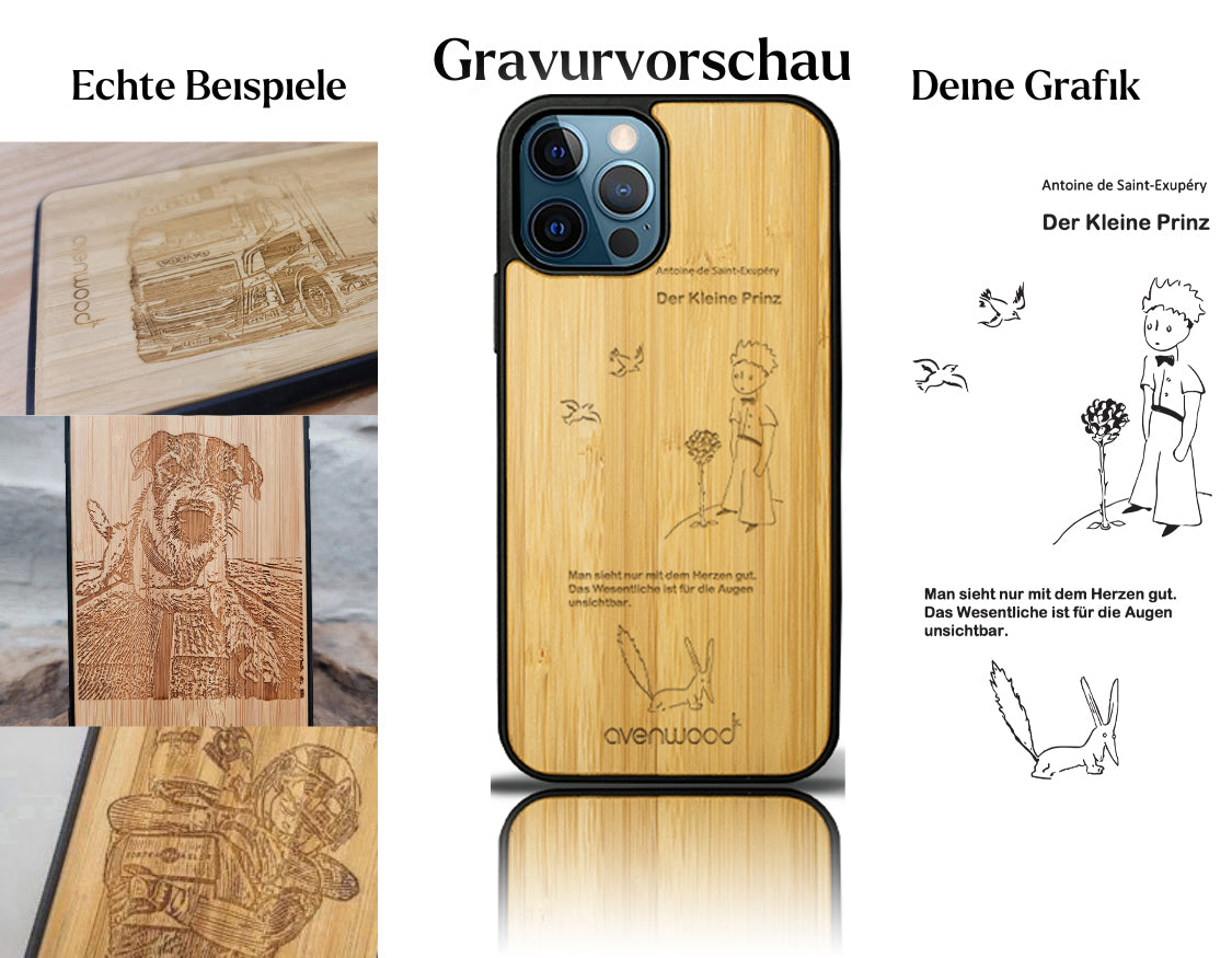 INDIVIDUEL iPhone 12 Pro Max bambou plastique