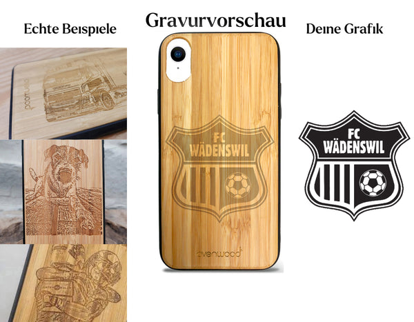INDIVIDUELL iPhone XR Bambus-Kunststoff