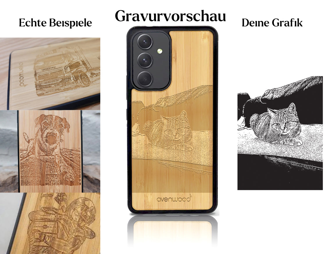 INDIVIDUEL Samsung Galaxy A54 bambou plastique