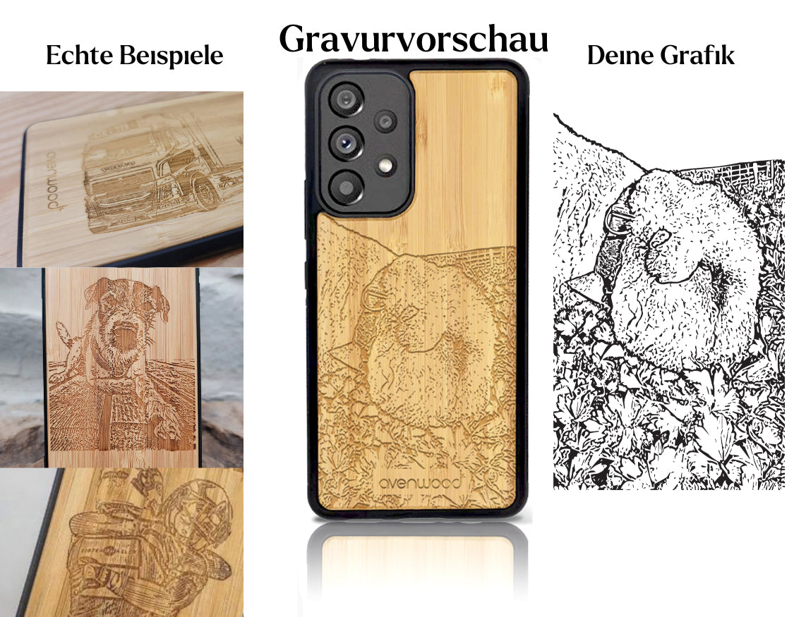 INDIVIDUEL Samsung Galaxy A52 bambou plastique