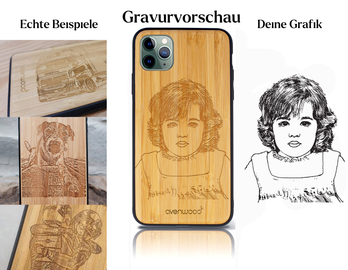 INDIVIDUEL iPhone 11 Pro bambou plastique