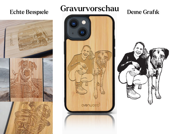 INDIVIDUEL Rahel Wüst iPhone 14 Plus plastique bambou