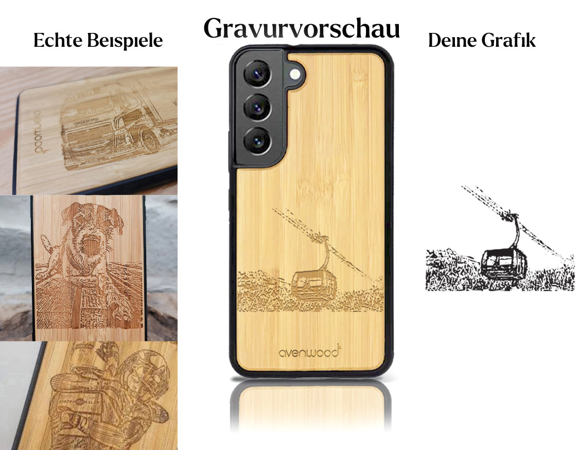 INDIVIDUEL Samsung Galaxy S22 bambou plastique