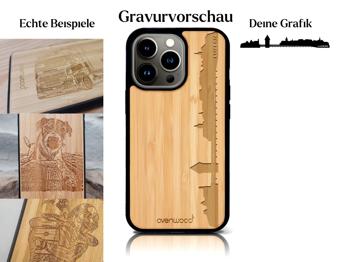 INDIVIDUEL iPhone 14 Pro Max bambou plastique