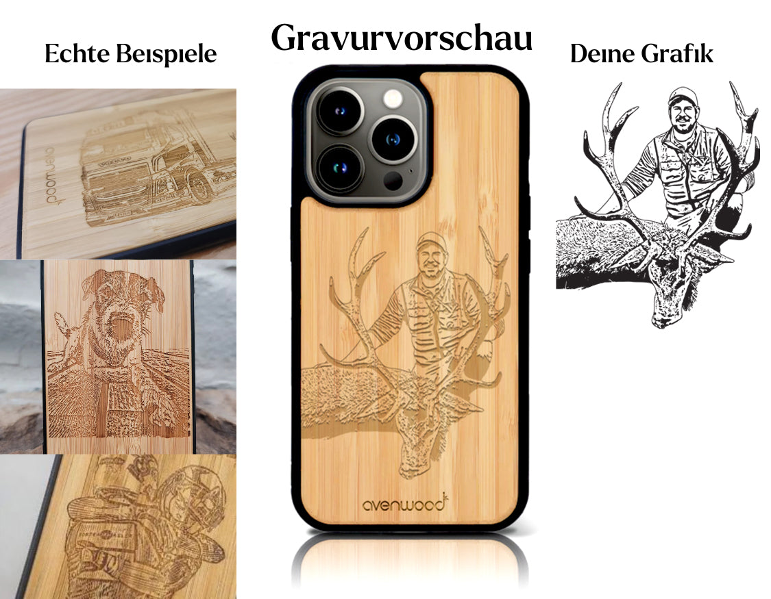 INDIVIDUEL iPhone 14 Pro bambou plastique