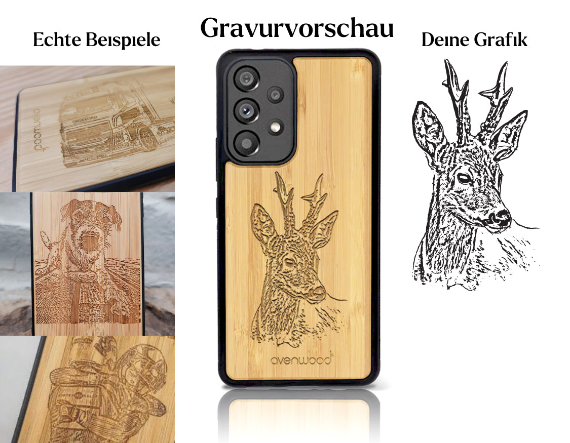 INDIVIDUEL Samsung Galaxy A53 bambou plastique